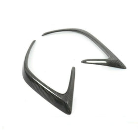 Carbon Fiber Rear Bumper Canards For C Class Coupe / Sedan