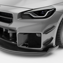 BMW M2 G87 Carbon Fiber Aero Front Bumper Block-Off Plates-1