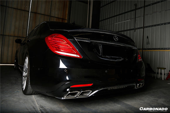 Carbonado 2014-2020 Mercedes Benz S63 W222 Sedan MSY Style Trunk Spoiler
