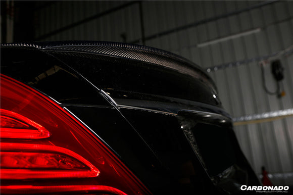 Carbonado 2014-2020 Mercedes Benz S63 W222 Sedan MSY Style Trunk Spoiler