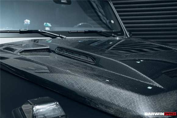 2019-2023 Mercedes Benz W464 G-Class G Wagon G500 & G550 & G63AMG IMP Performance Partial Carbon Fiber Hood