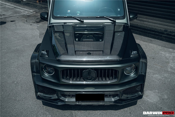 2019-2023 Mercedes Benz W464 G-Class G Wagon G500 & G550 & G63AMG IMP Performance Partial Carbon Fiber Hood