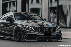 2015-2021 Mercedes Benz W205 C63/S AMG Coupe BR Style Front Lip