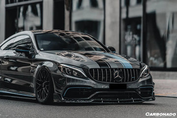 2015-2021 Mercedes Benz W205 C63/S AMG Coupe BR Style Front Lip