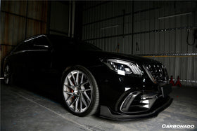Carbonado 2017-2020 Mercedes Benz S63 W222 Sedan MSY Style Front Lip - 0
