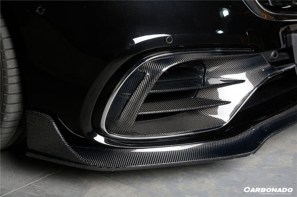 Carbonado 2017-2020 Mercedes Benz S63 W222 Sedan MSY Style Front Lip