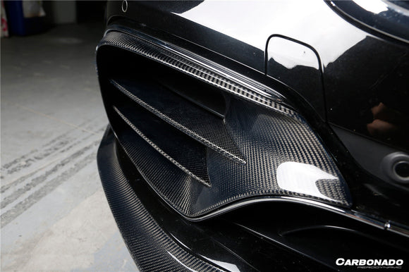 Carbonado 2017-2020 Mercedes Benz S63 W222 Sedan MSY Style Front Bumper Vents