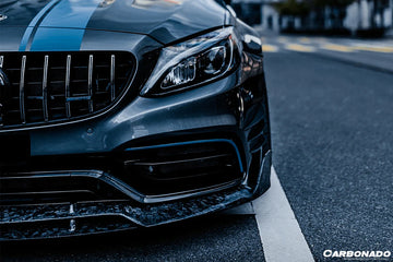 2015-2021 Mercedes Benz W205 C63/S AMG Coupe BR Style Front Lip - 0