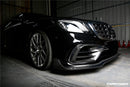 Carbonado 2017-2020 Mercedes Benz S63 W222 Sedan MSY Style Front Lip-3