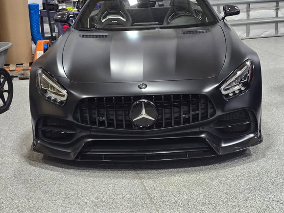 Paktechz Carbon Fiber Front Lip Ver.1 for Mercedes benz AMG GT/GTS/GTC C190 2018-2021
