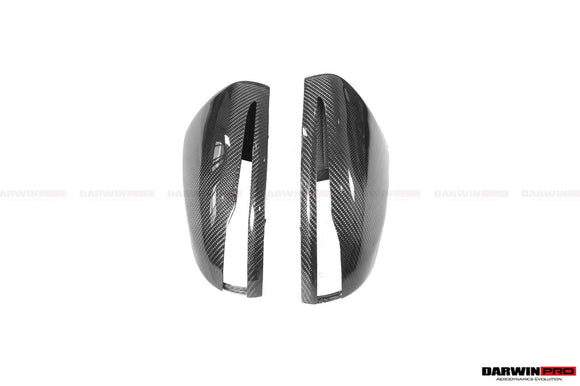 DarwinPRO Aerodynamics 2014-2021 Mercedes Benz C-Class W205/ S-Class W222 C217/ E-Class W213 2/4 Door Dry Carbon Fiber Mirror Housing Replacement