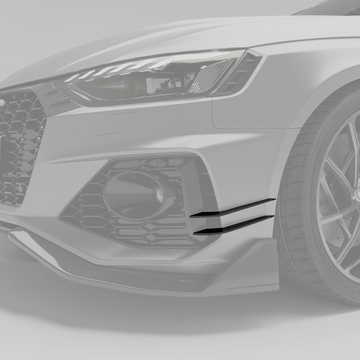 Audi RS4 B9.5 Facelift Carbon Fiber Canards - 0