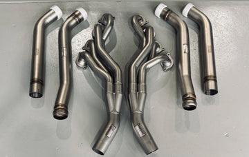 W204 C63 Headers + Front Pipe iPE Exhaust - 0