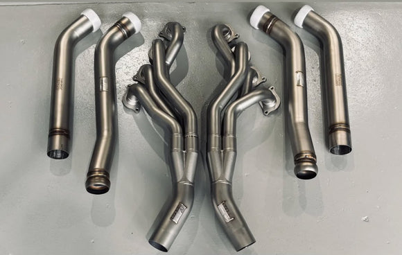 W204 C63 Headers + Front Pipe iPE Exhaust
