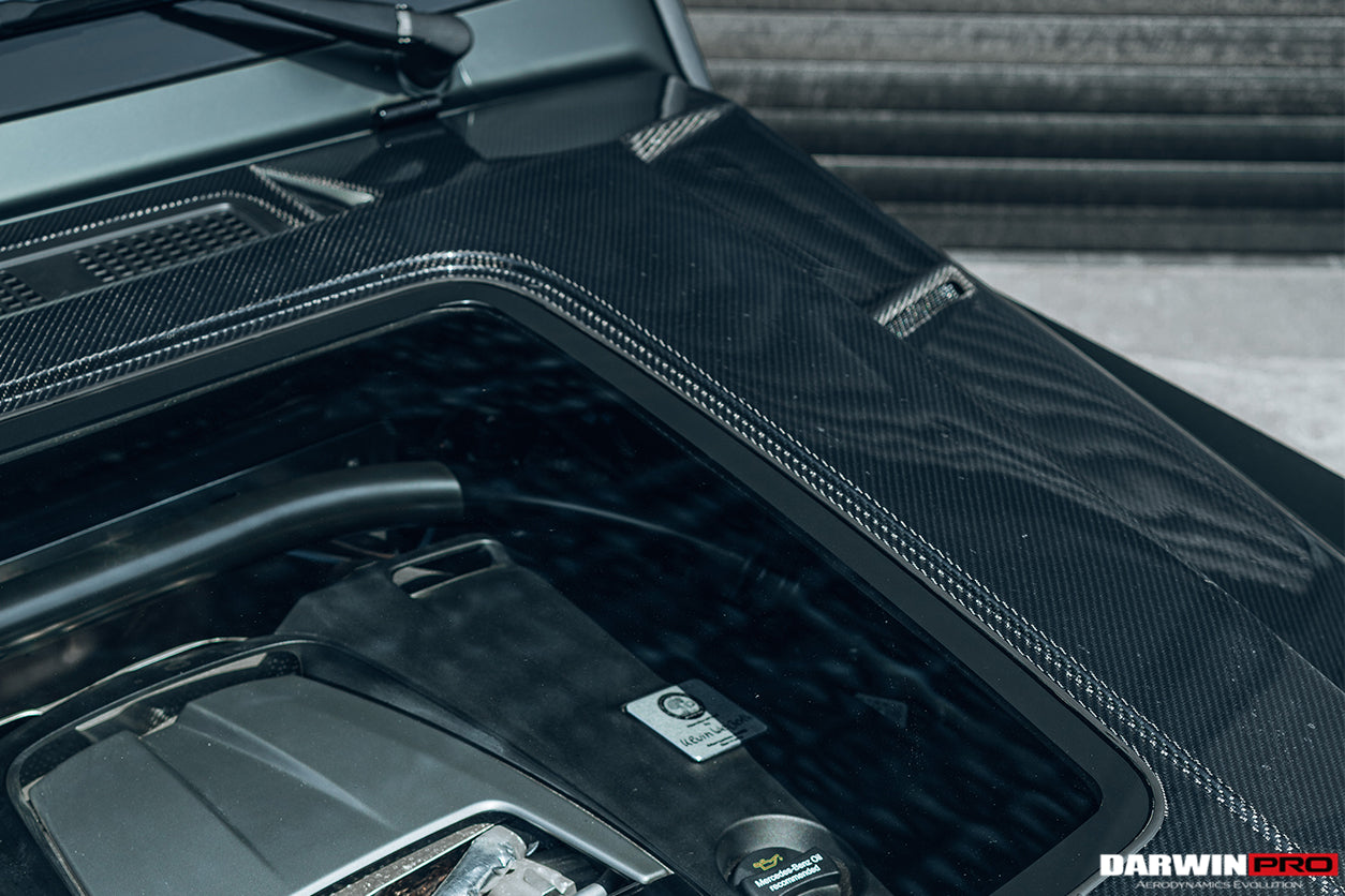 2019-2023 Mercedes Benz W464 G-Class G Wagon G500 & G550 & G63AMG IMP Performance Partial Carbon Fiber Hood