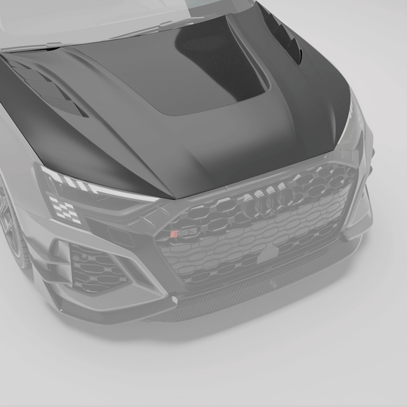 Audi RS3 8Y Limousine Carbon Fiber Hood