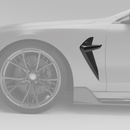 BMW M8 F93 Carbon Fiber Side Fender Vents-2