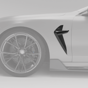 BMW M8 F93 Carbon Fiber Side Fender Vents - 0