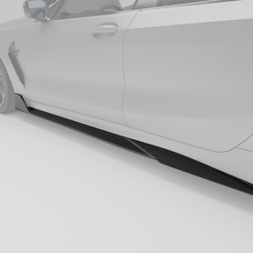 BMW M8 F93 Carbon Fiber Side Skirts - 0