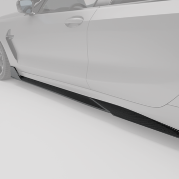 BMW M8 F93 Carbon Fiber Side Skirts - 0