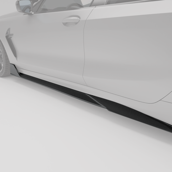 BMW M8 F93 Carbon Fiber Side Skirts