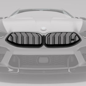 BMW M8 F91 F92 F93 Carbon Fiber Front Grille - 0