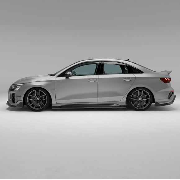 Audi RS3 8Y Limousine Carbon Fiber Side Skirts