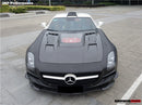 DarwinPRO Aerodynamics 2010-2015 Mercedes Benz W197 SLS AMG IMP Performance Carbon Fiber Hood-9