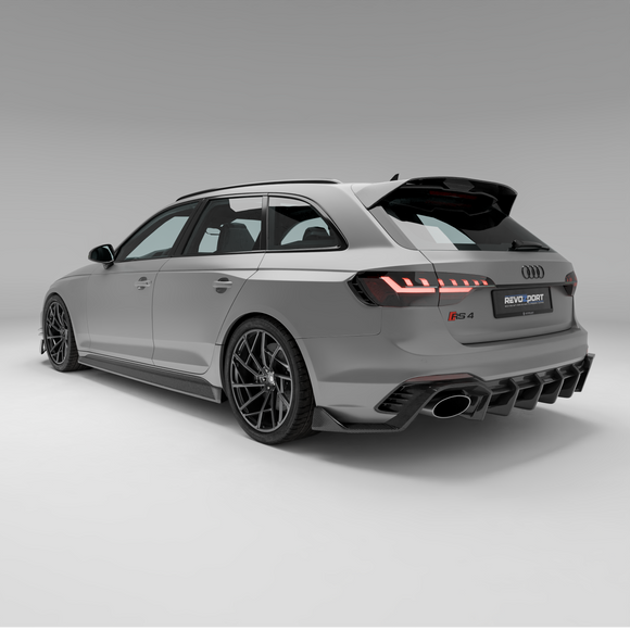 Audi RS4 B9.5 Facelift Carbon Fiber Roof Spoiler