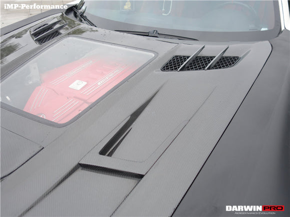 DarwinPRO Aerodynamics 2010-2015 Mercedes Benz W197 SLS AMG IMP Performance Carbon Fiber Hood