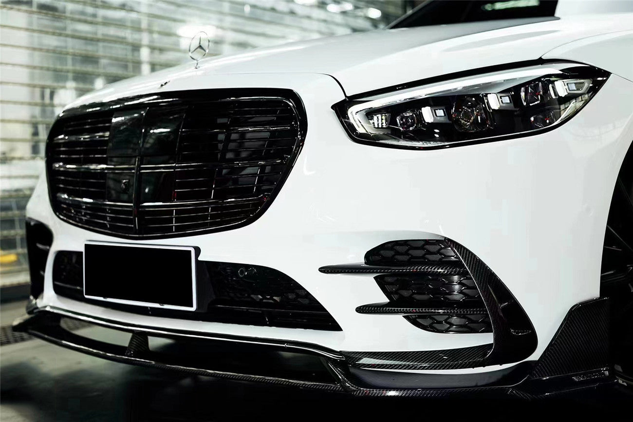 2021-UP Mercedes Benz S Class W223 4Matic Sedan MSY Style Front Bumper Vents