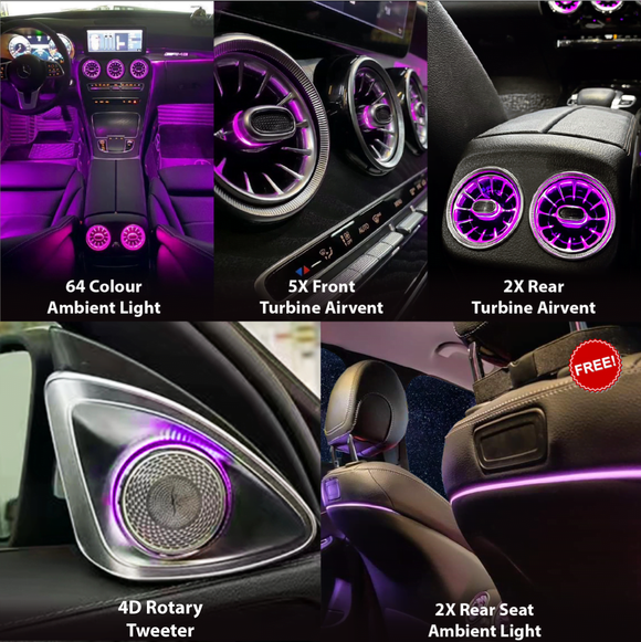Ambient Light Kit (W205) Mercedes C-Class
