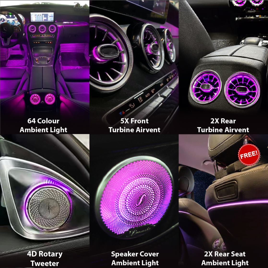 Ambient Light Kit (W205) Mercedes C-Class