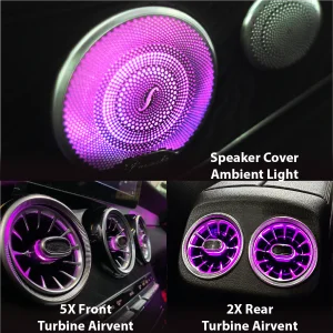 Ambient Light Kit (W205) Mercedes C-Class (Coup Cabriolet)