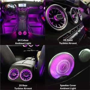 Ambient Light Kit (W205) Mercedes C-Class (Coup Cabriolet)