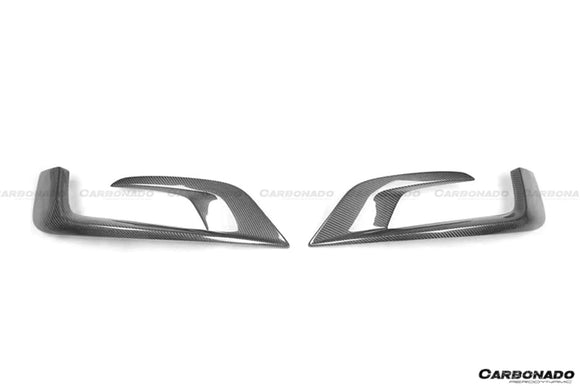 Carbonado 2014-2017 Mercedes Benz W222.1 S63 AMG BRS Style Carbon Fiber Front Bumper Air Vents