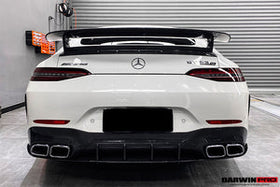 DarwinPRO 2019-2024 Mercedes Benz AMG GT63 S 4Door Coupe X290 Carbon Fiber Rear Diffuser - 0