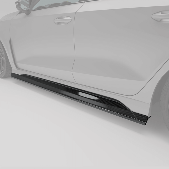 Audi RS3 8Y Limousine Carbon Fiber Side Skirts