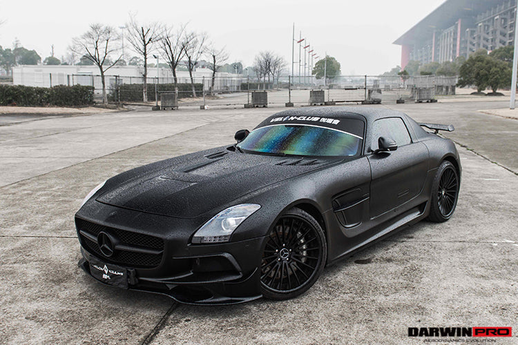 DarwinPRO Aerodynamics DarwinPRO 2010-2015 Mercedes Benz W197 SLS AMG BKSS Style Carbon Fiber Hood
