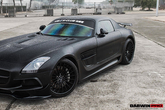 DarwinPRO Aerodynamics DarwinPRO 2010-2015 Mercedes Benz W197 SLS AMG BKSS Style Side Skirts & Fender