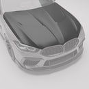 BMW M8 F91 F92 F93 Carbon Fiber Hood-2