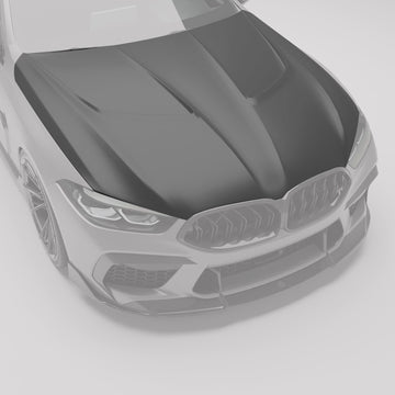 BMW M8 F91 F92 F93 Carbon Fiber Hood - 0
