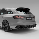 Audi RS4 B9.5 Facelift Carbon Fiber Rear Diffuser-1
