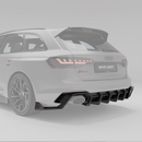 Audi RS4 B9.5 Facelift Carbon Fiber Rear Diffuser-2