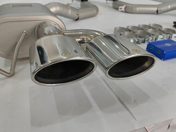 W204 C63 stainless / titanium Exhaust - 0
