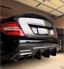 Carbon Fiber Big Fin Diffuser C63 ( Sedan / Coupe )-10