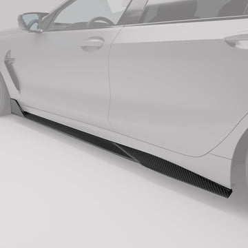 BMW M8 F91 F92 G14 G15 Carbon Fiber Side Skirts - 0