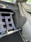 Rear seat delete fullkit V2 - Double strut bar, net and carpet for Mercedes Benz C63 AMG W204-10