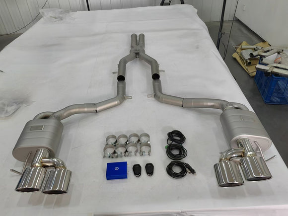 W204 C63 stainless / titanium Exhaust