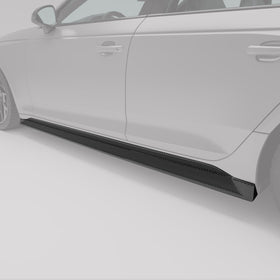 Audi RS4 B9.5 Facelift Carbon Fiber Side Skirts - 0